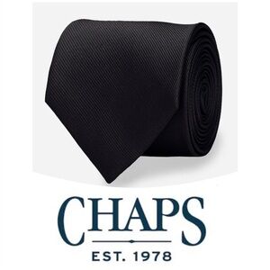 Chaps Men's Black Necktie